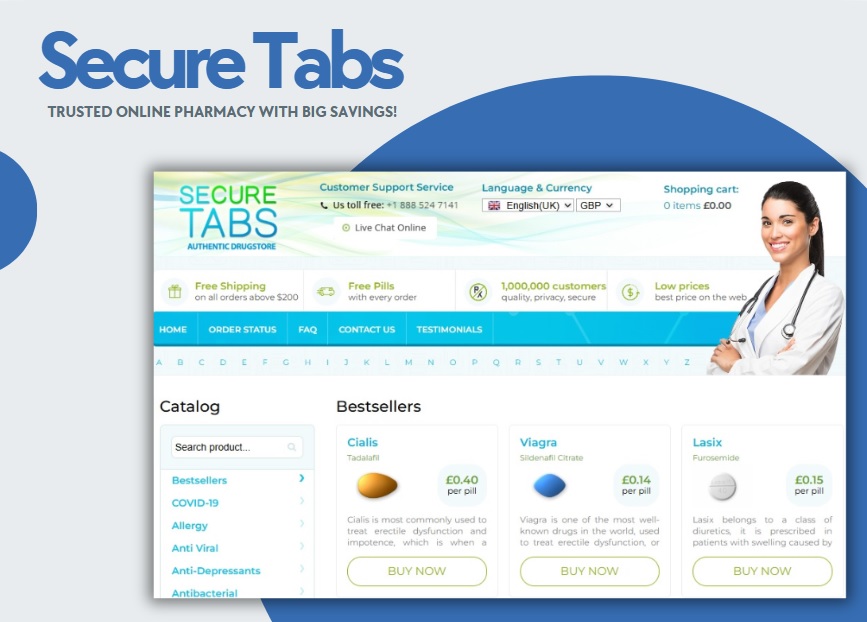 welcome to secure tabs online pharmacy in UK